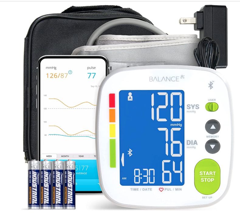 Bluetooth Greater Goods Blood Pressure Monitor: Arm Cuff/AC-DC/Lg Disp for  Sale in New York, NY - OfferUp