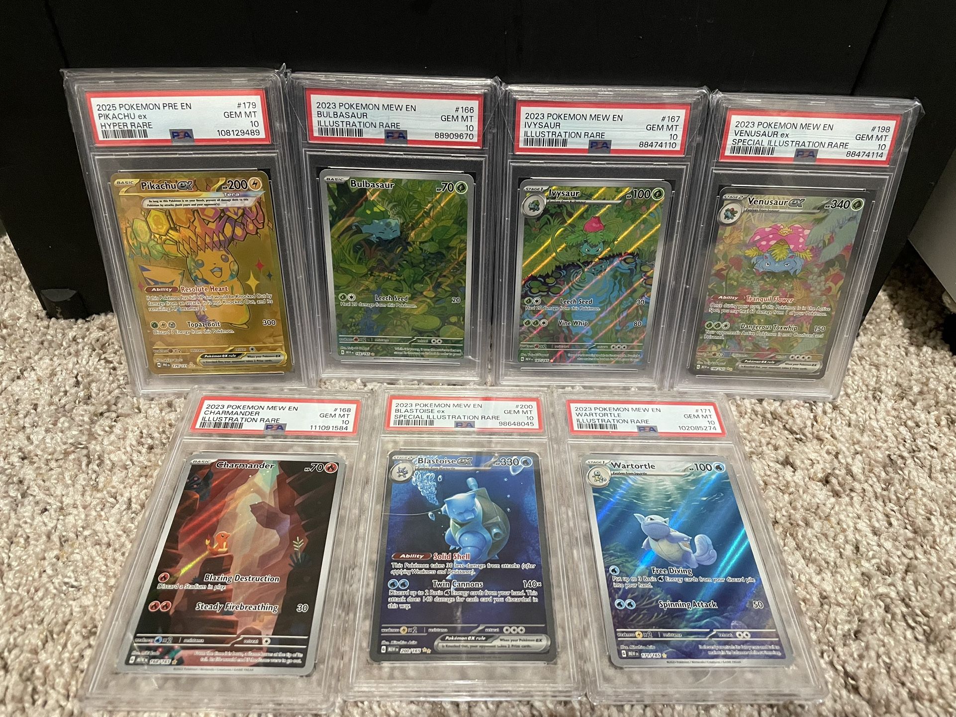 Pokemon PSA 10s Slabs