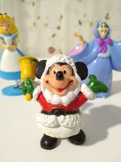 Disney Vintage Mickeymouse figurine and 2 other figurines