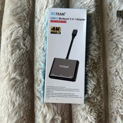 USB-C Multiport 3 In 1 Adapter For Switch