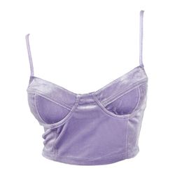 Purple Crop Top 
