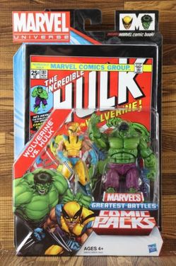 Marvel Universe Wolverine Vs Hulk 2-pack