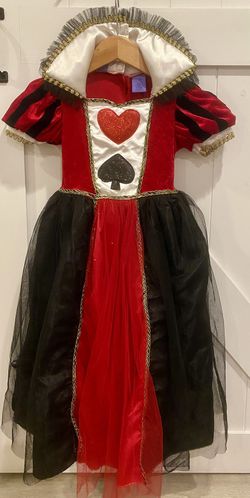 Queen of Hearts costume / dress up (Girls size 4 years)