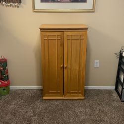Light Oak DVD/CD Cabinet 