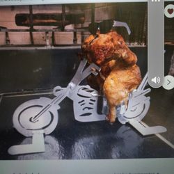 Motorcycle Beer Can Chicken Cooker 