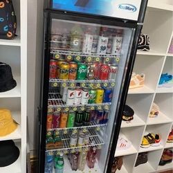 KoolMore Commercial One Glass Door Display Upright Beverage Refrigerator Cooler Merchandiser 12 Cu