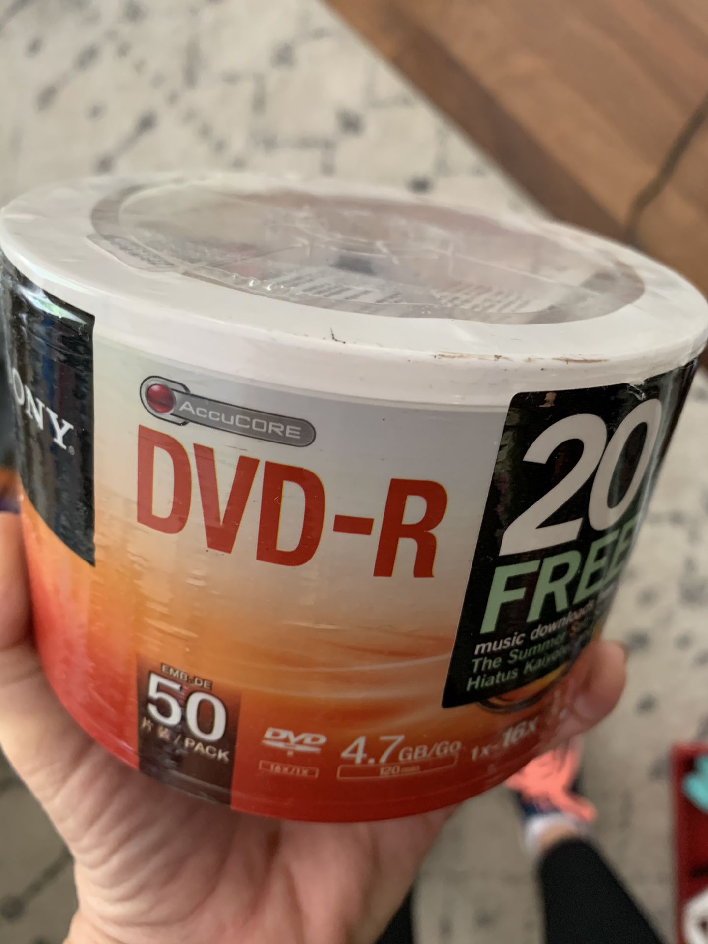 NEW 50 pack DVD-R