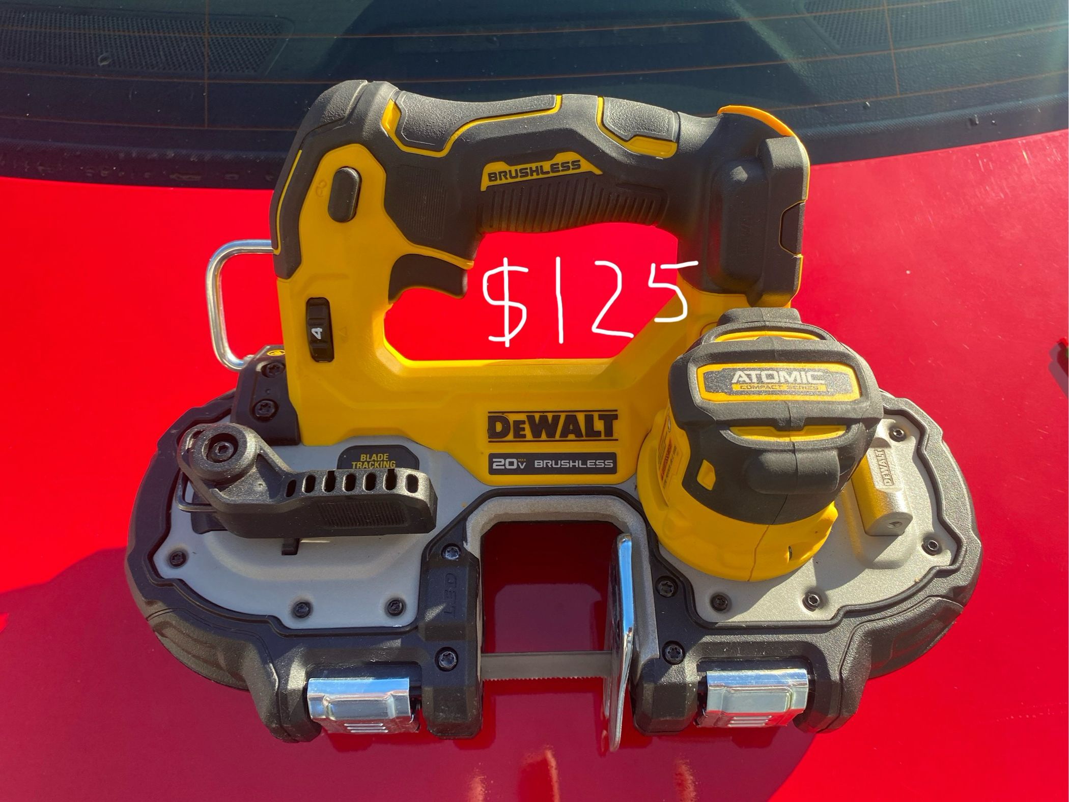 Used Dewalt DCS377  20v Max 1 3/4” Atomic Compact Bandsaw     Tool Only & Brushless 