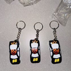 Showtime Flames 86 car Keychain bottle opener set off 3 New Great For Gifts