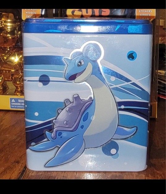 Pokemon TCG ~Stacking Tin ~ Factory Sealed! Brand New!The Pokemon TCG Water Stacking Tin is a limited edition box set manufactured in 2022 by Pokemon