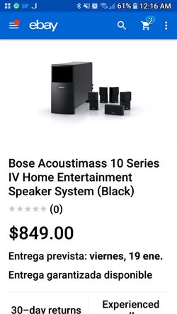 Bose acoustimass 10