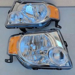 08-12 Ford Escape Headlights Faros Calaveras Micas Luces 