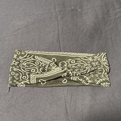 Grey Bandana Headband