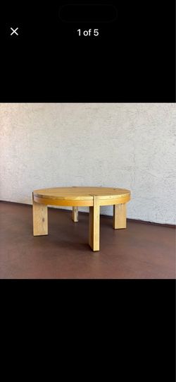 One New Heavy Solid Wood Coffee Table from West Elm