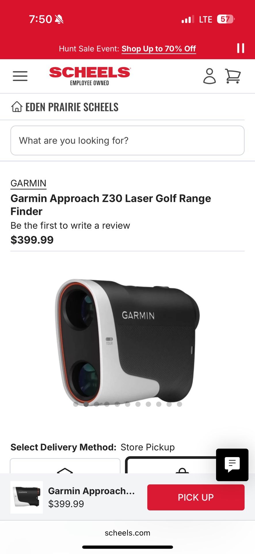 Garmin Z30 Golf Laser 