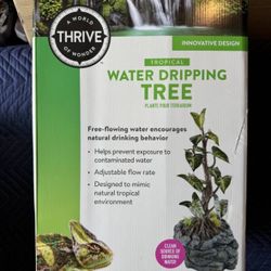 Tropical + Peaceful  Water Dripping Tree (For Decor, Meditation, Pet)