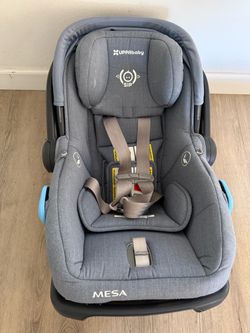 UPPAbaby MESA Infant Car Seat + Base – Henry (Blue Marl) 90025