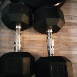 40lbs Dumbells