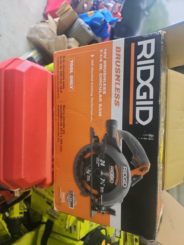 7 1/4 Ridgid Circular Saws Brand New
