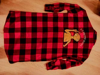 Flannel nightshirt with ET