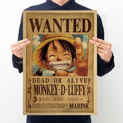 One Piece Wanted Poster