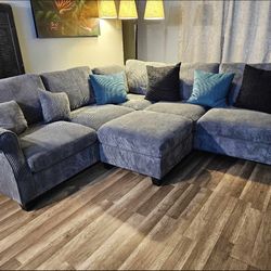 New Sectional Dark Gray