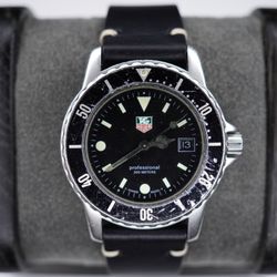 TAG Heuer 929.213G 1500 Series Professional Black Dial 37mm Men's Quartz Watch