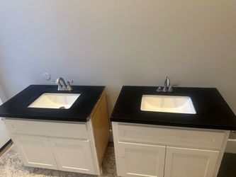 2 bathroom vanities 36 inch