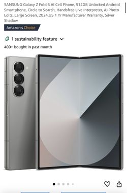 Samsung Galaxy ZFold6 Brand New Sealed Unlocked