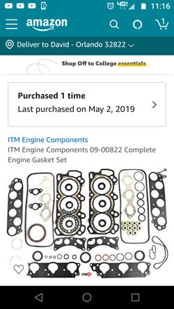 02 Acura TL complete engine seal kit , hologen headlight bulbs and spark plugs all brand new unused in the box