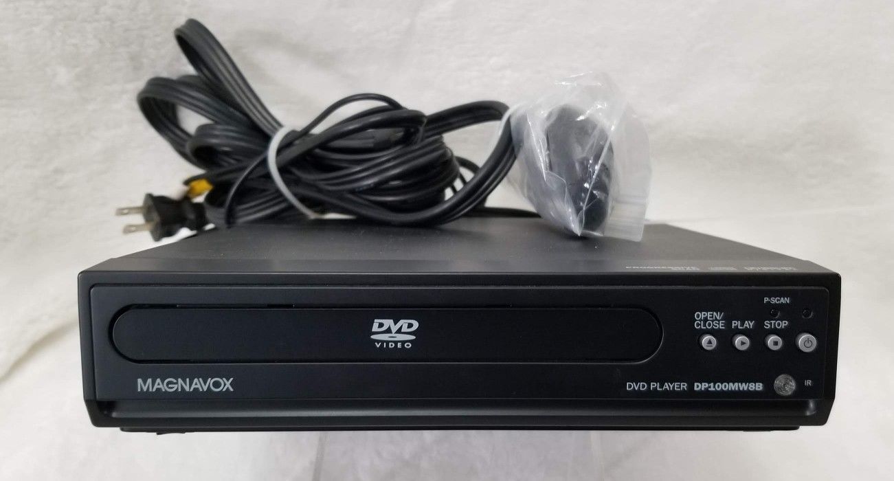 Magnavox DP100MW8B Progressive Scan DVD Player with Remote