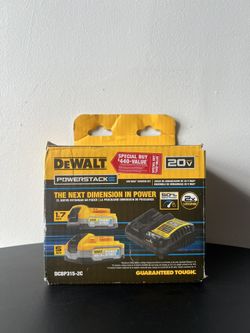 Dewalt Batter Set New 
