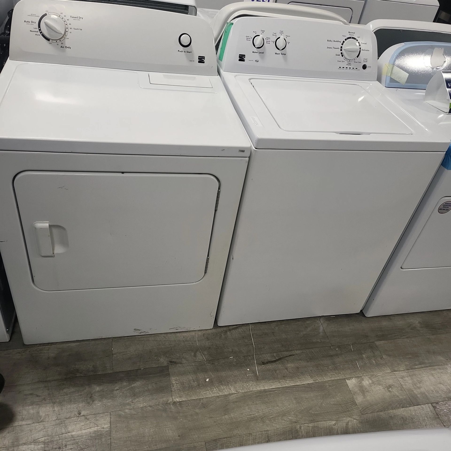Kenmore Set Washer And Electric Dryer