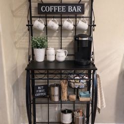 Coffee Bar / Bakers Rack/Wine Rack  