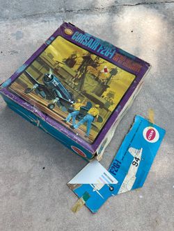 Cox corsair 1968 control line airplane vintage