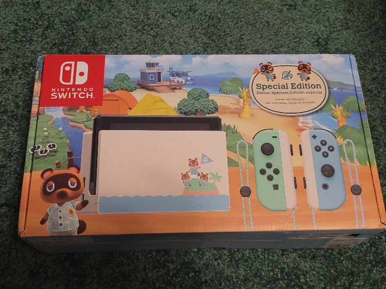 Animal Crossing Nintendo Switch With Accessories And Games