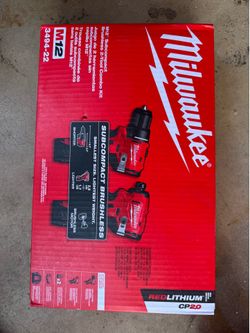 BRAND NEW MILWAUKEE M12 BRUSHLESS 2-TOOL COMBO KIT