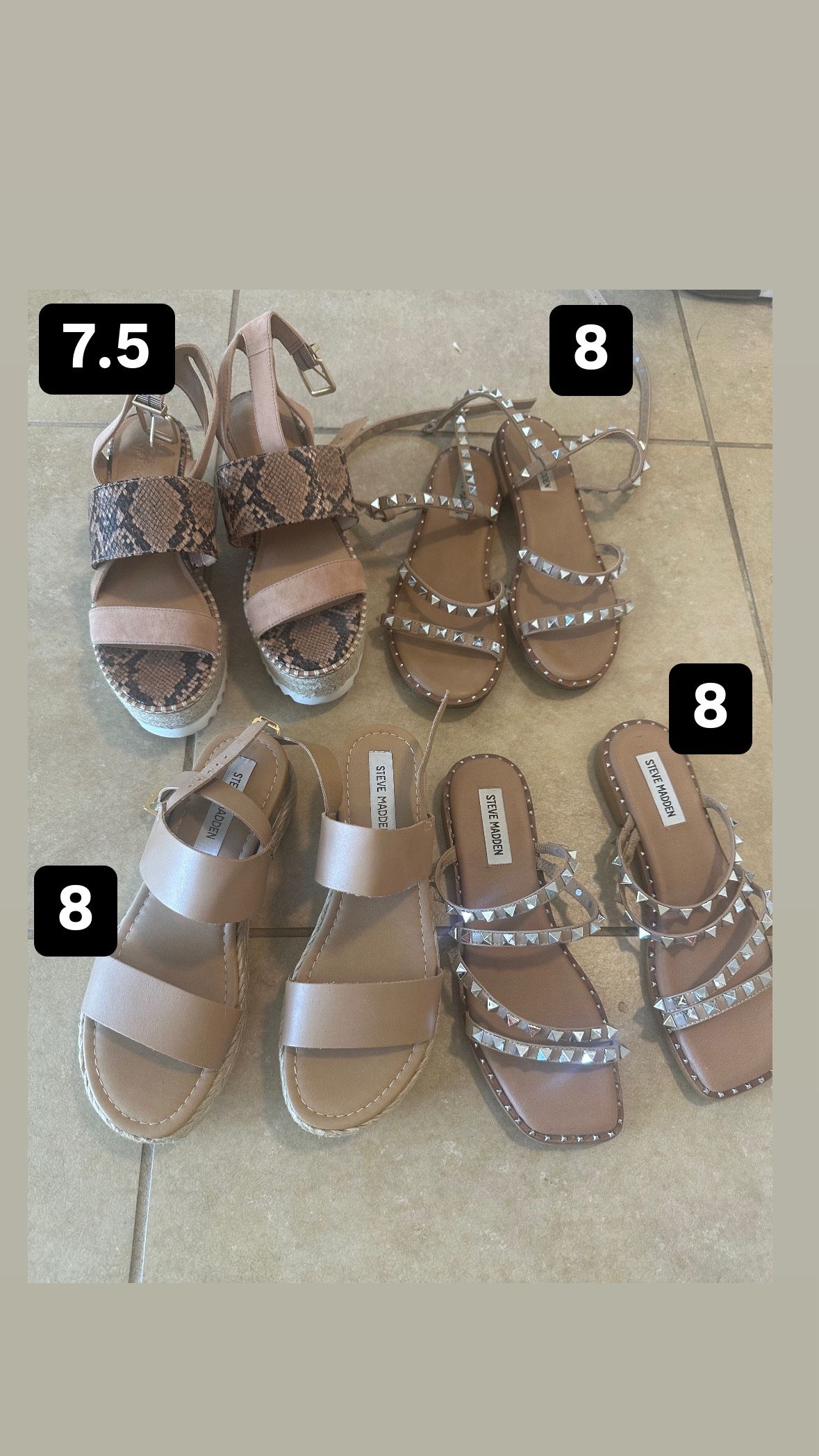 Sandals/wedges
