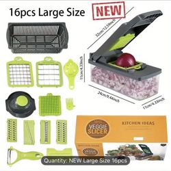 16 Piece Manual Food Slicer