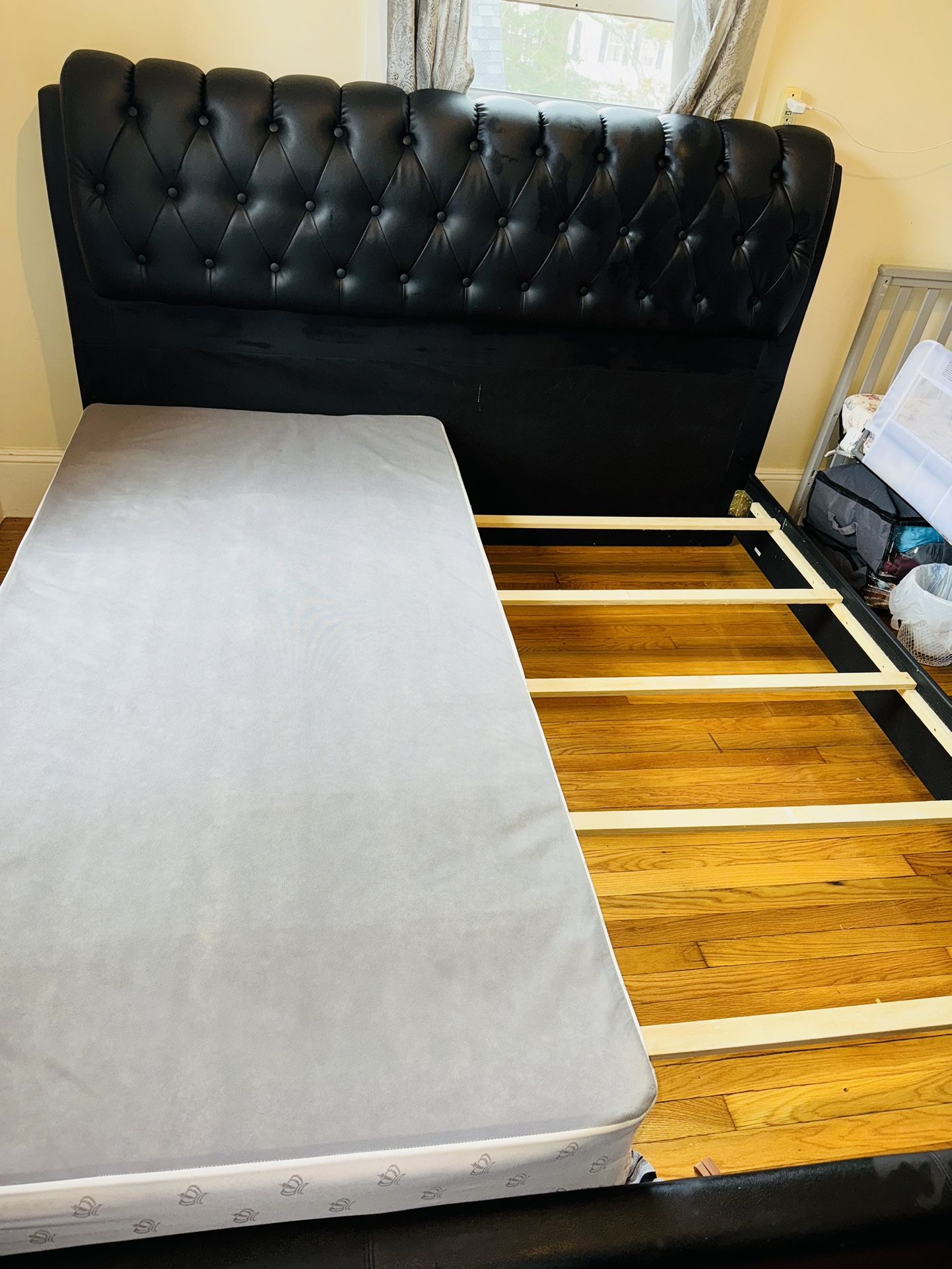 King Bed Frame And Springs 