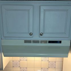 Broan-NuTone ductless under-cabinet range hood in a bisque or almond finish -30inch.