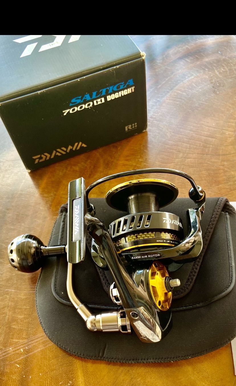 Daiwa 10 SALTIGA 7000H DOG FIGHT Spinning Fishing Big game Saltwater