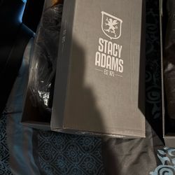 I Have Two Pair Of I Stacy Adams Shoes. One Is A Eight And One Is Mine.