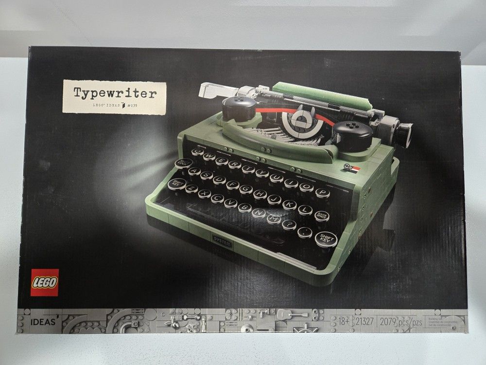 NEW LEGO IDEAS TYPEWRITER 21327