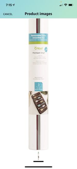 Cricut Removable Vinyl Sampler 12"X24" Color 3/Pkg-Merlot, 