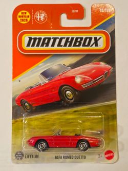 MATCHBOX # 60 OF 125 . 1967 ALFA ROMERO DUETTO .
