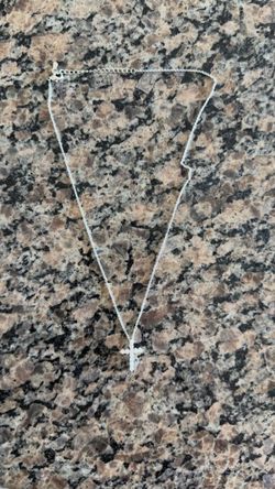 VVS diamond cross necklace