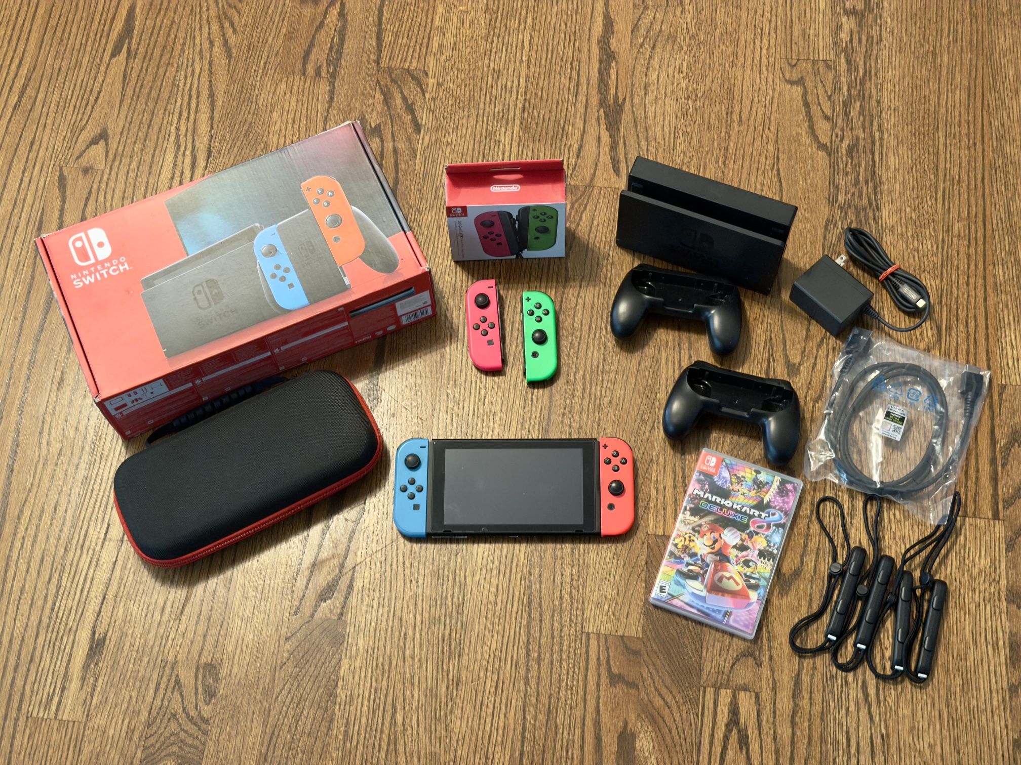 Nintendo Switch * BUNDLE * Mario Kart * Excellent condition