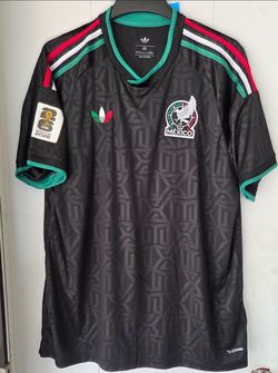 Adidas Mexico Black Jersey 2026 World Cup patch