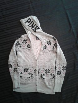 Victoria secret pink cardigan